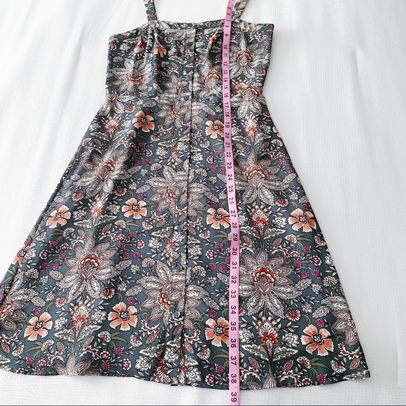 Loft Outlet Button Down Paisley Print Sundress - Picture 9 of 11